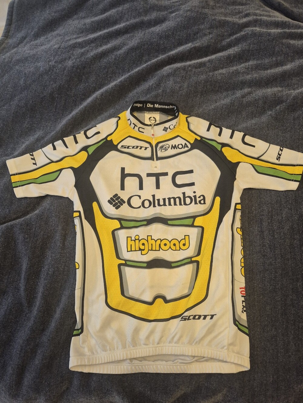 Moa Moa Scott HTC Columbia Highroad Cycling Jersey - Made In Italy